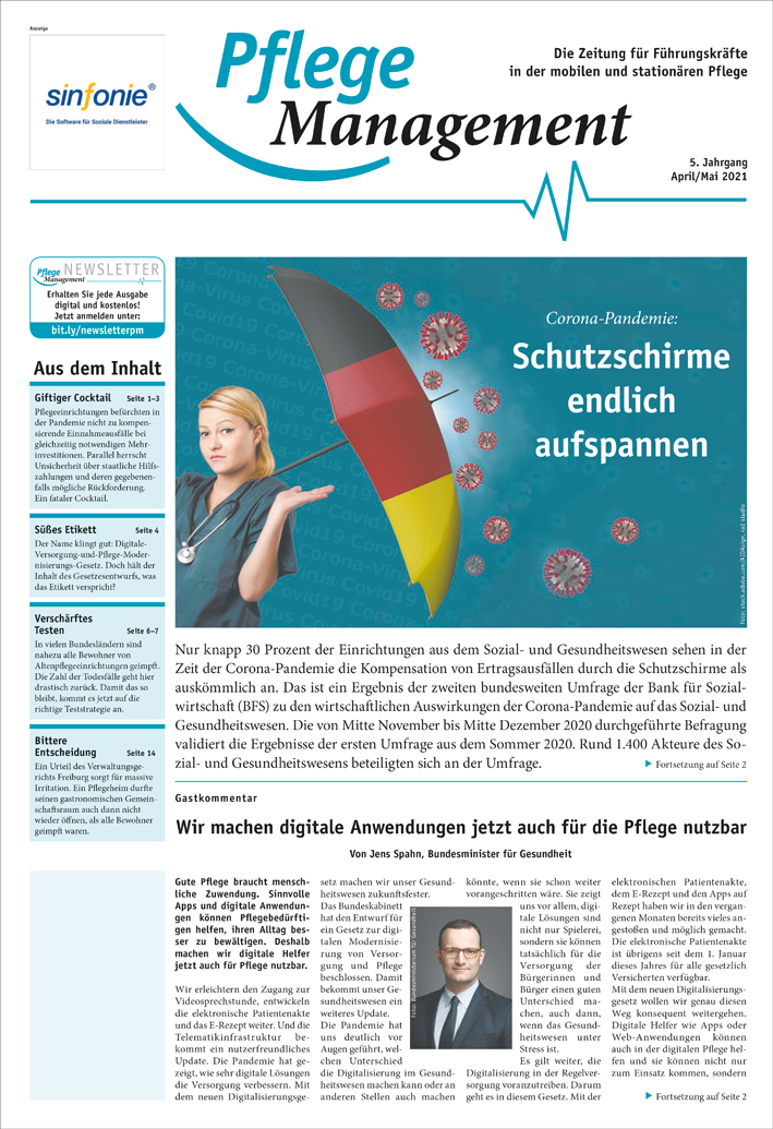 Fachzeitung "PflegeManagement" wird Teil der Wort & Bild Verlagsgruppe
