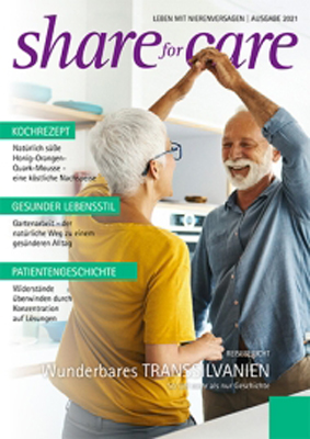 Neue Patientenzeitschrift „Share for Care“ erhältlich