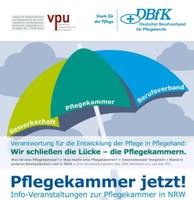 Infoveranstaltungen zur Pflegekammer NRW: Forderung nach Selbstverwaltung